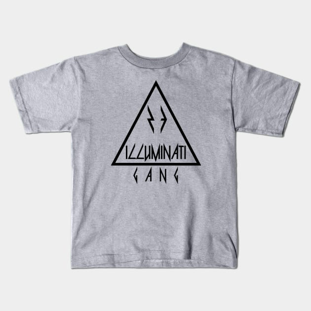 Illuminati Gang Triangle Kids T-Shirt by Graograman